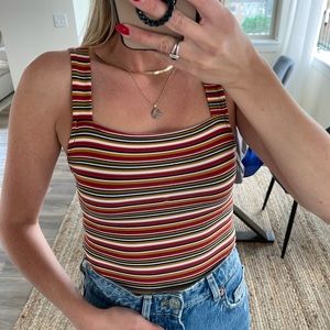 Striped Bodysuit Tanktop